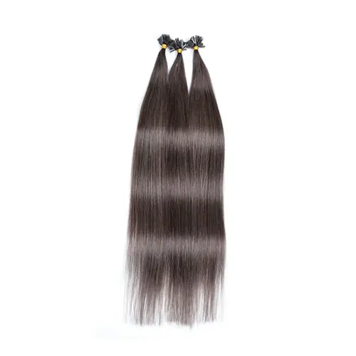 Remy Human Haarverlenging 3 # Kleur Silky Straight Haar 50 g/stk U-tip Human Haarverlenging 1.0g/Strand